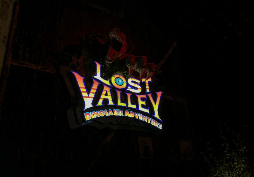 Lost Valley dinosaur rides at IMG Worlds of Adventure Dubai