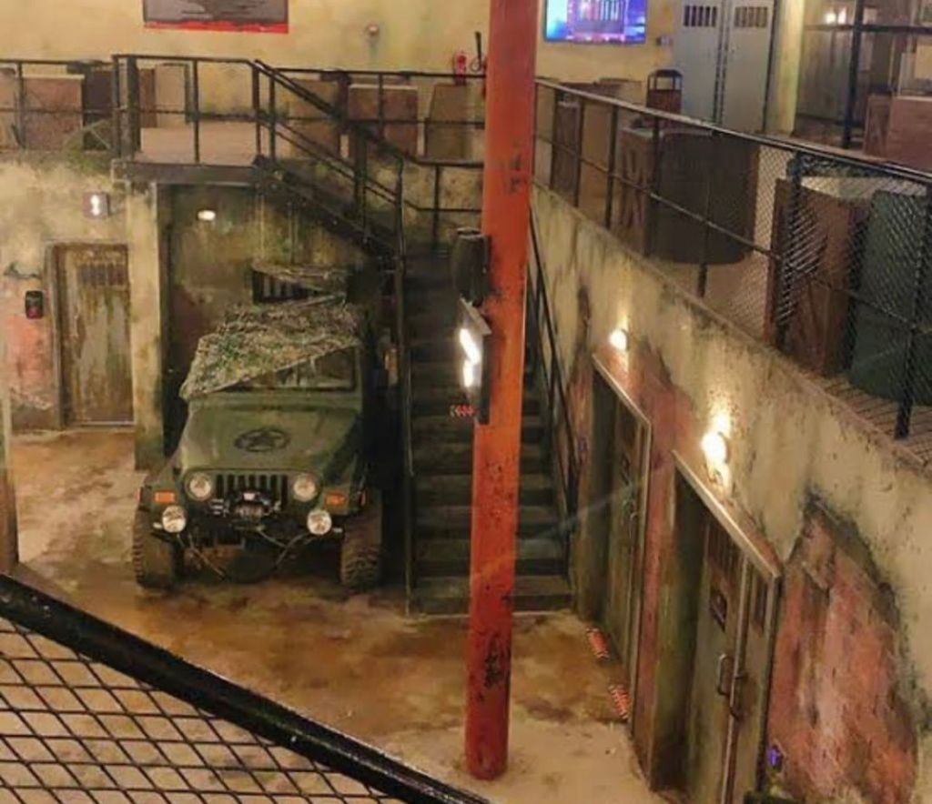 Combat zone setup inside XStrike Dubai